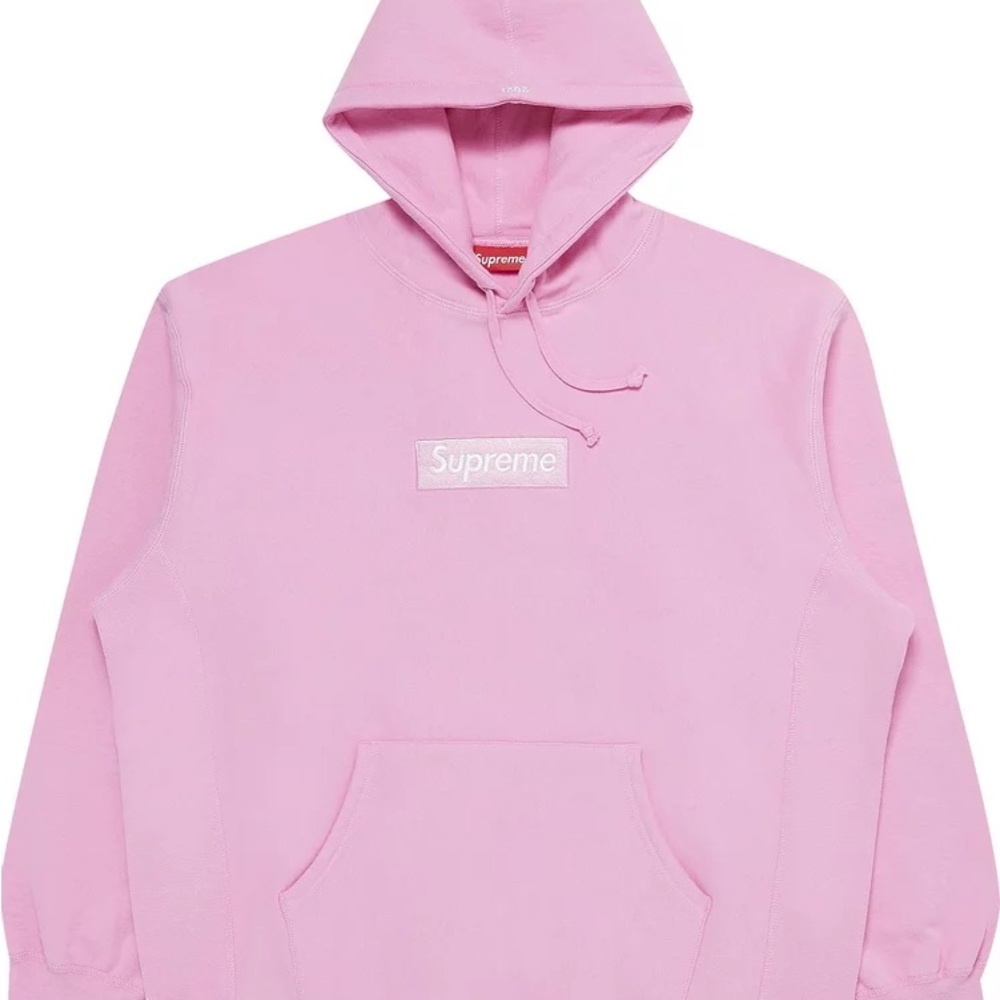 Pink Supreme Bog Logo Hoodie